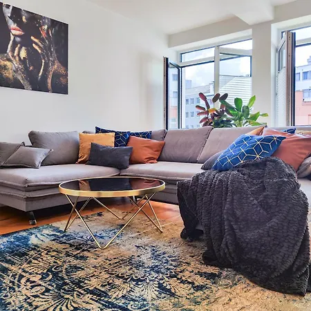 Luniq - Golden Loft Essen - 5 Min Zum Hauptbahnhof & Messe - 8 Gaeste Essen