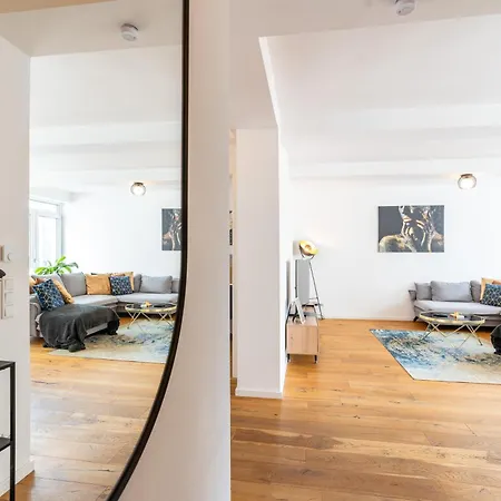Luniq - Golden Loft - 5 Min Zum Hauptbahnhof & Messe - Klima - 8 Gaeste Apartament Essen
