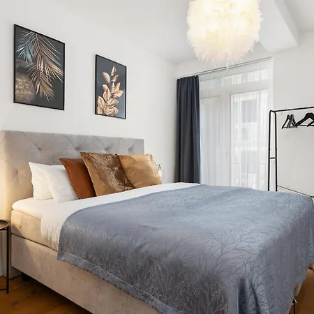 Appartement Luniq - Golden Loft Essen - 5 Min Zum Hauptbahnhof & Messe - 8 Gaeste