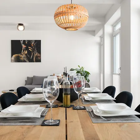 Luniq - Golden Loft Essen - 5 Min Zum Hauptbahnhof & Messe - 8 Gaeste Essen