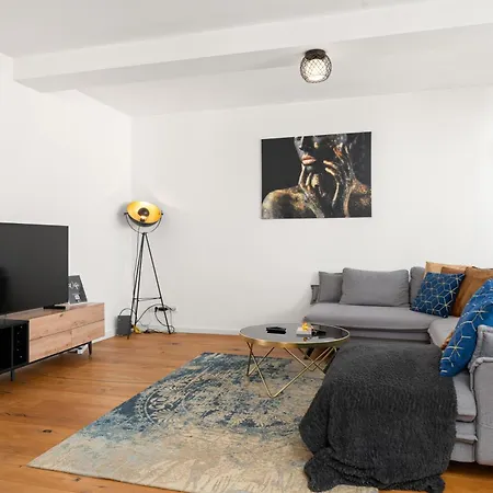 Luniq - Golden Loft Essen - 5 Min Zum Hauptbahnhof & Messe - 8 Gaeste Appartement